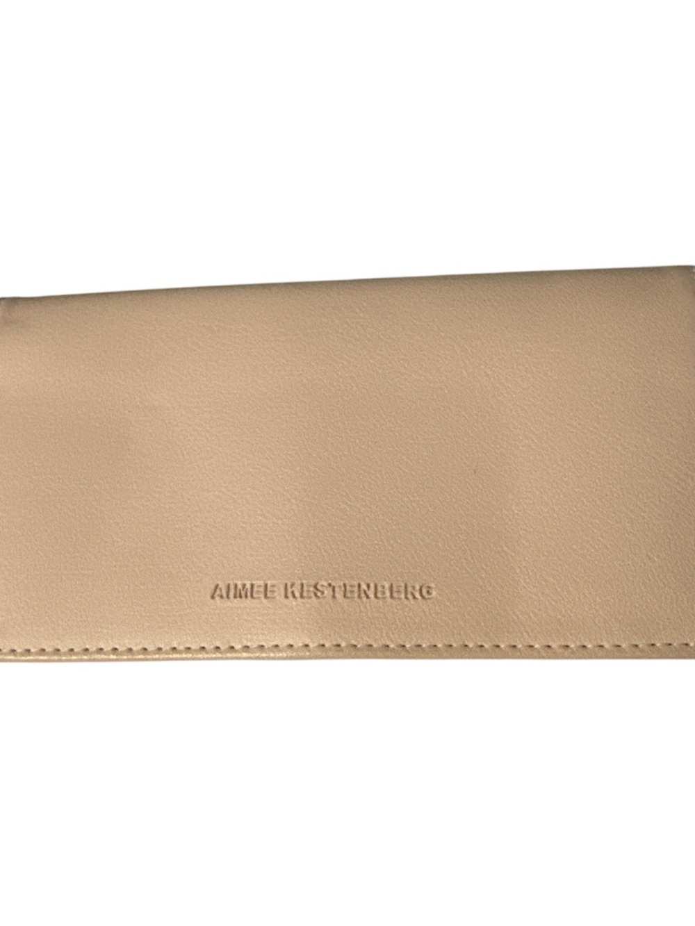 Aimee Kestenberg Blush pink Leather wallet gold acc soft and like new